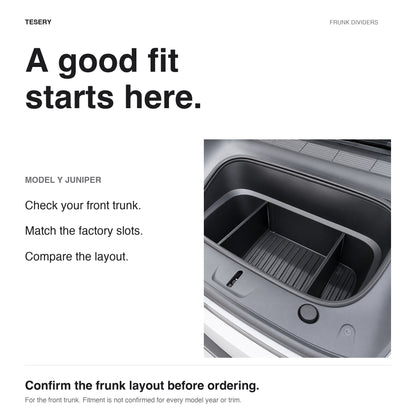 Front Trunk Partition Panel for Model Y Juniper
