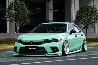 2022-2024  11th Gen Civic  YOFER V3 4 Pc Night Shadow Front Lip (Painted)