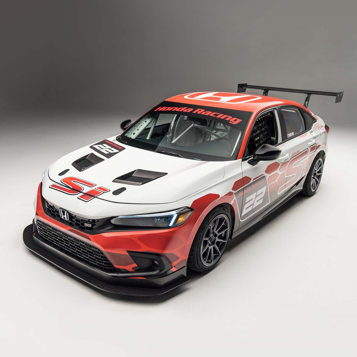 THRW-Style Carbon Fiber hood for 2022-2026 Honda Civic Sedan / Hatchback