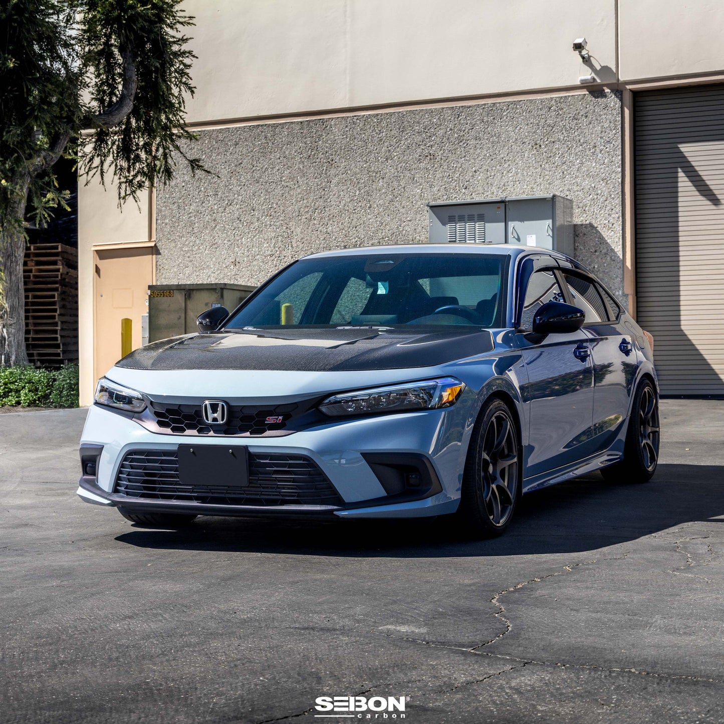 TS-Style Carbon Fiber Hood for 2022-2026 Honda Civic Sedan / Hatchback