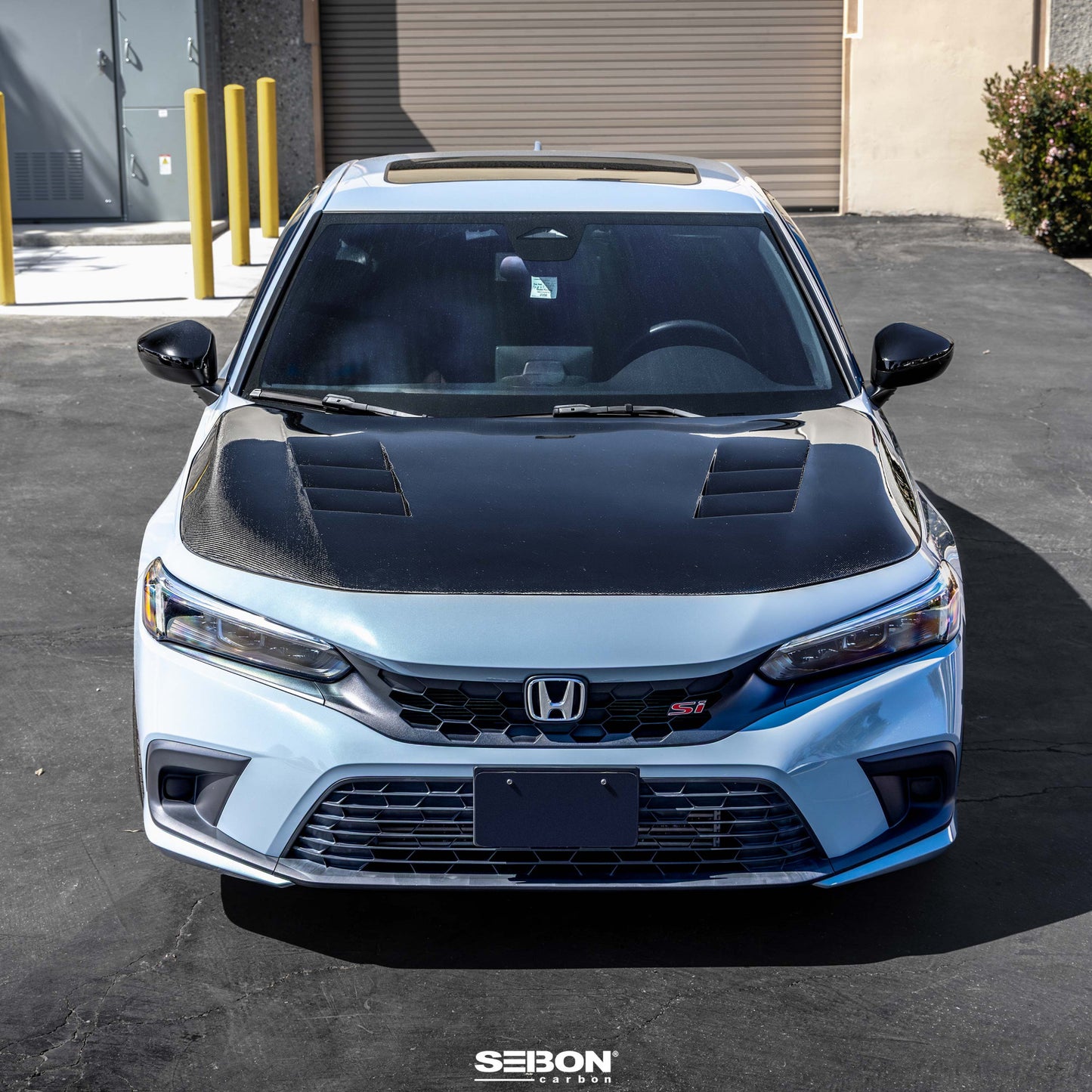TS-Style Carbon Fiber Hood for 2022-2026 Honda Civic Sedan / Hatchback