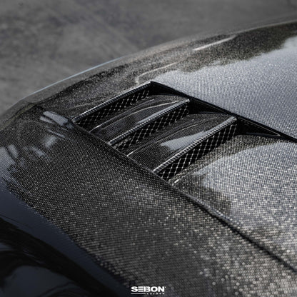 TS-Style Carbon Fiber Hood for 2022-2026 Honda Civic Sedan / Hatchback