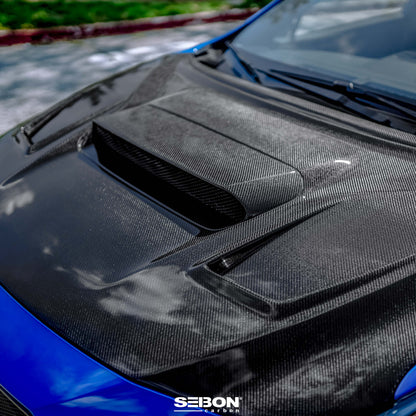 VS-style carbon fiber hood for 2022-2025 Subaru WRX
