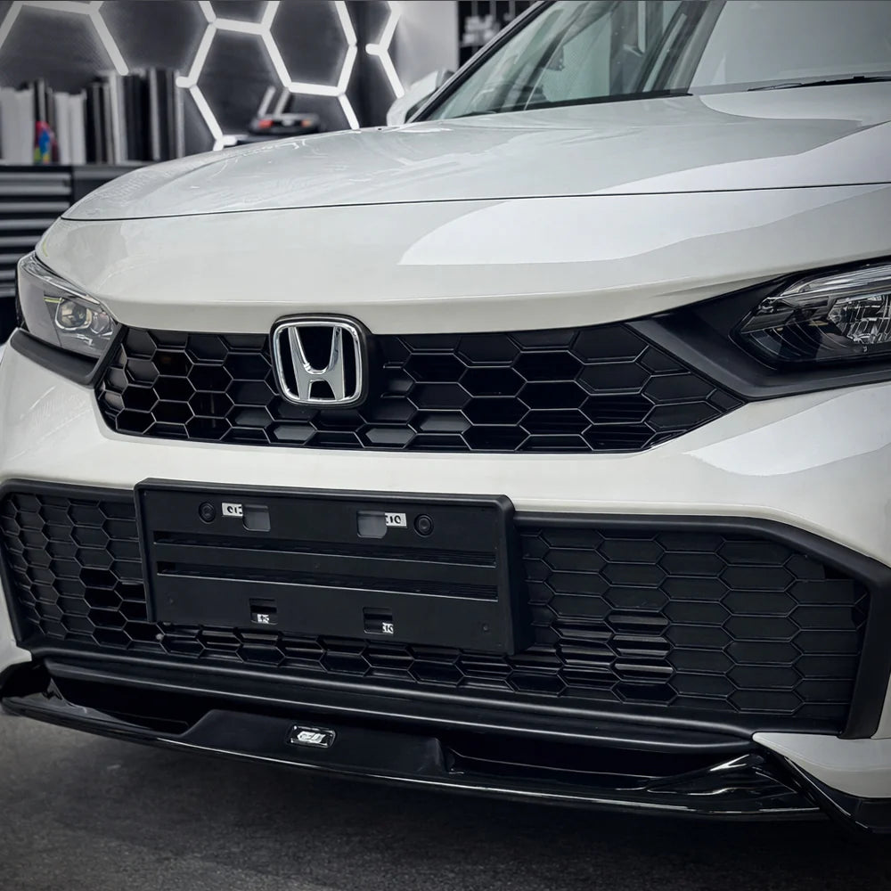 2025-26 Honda Civic 11th Gen Sedan/Hatchback Front Lip - V3 - BRIGHT BLACK