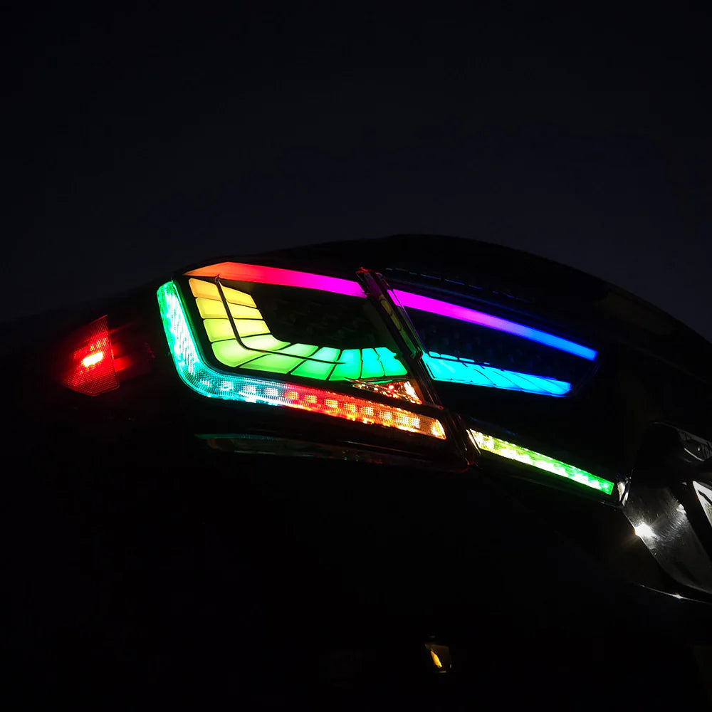 2018-22 Honda Accord LED Tail Lights V3 - FULL RGB