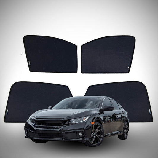 2016-2021 Honda Civic 10th Gen Sedan Window Sun Shades