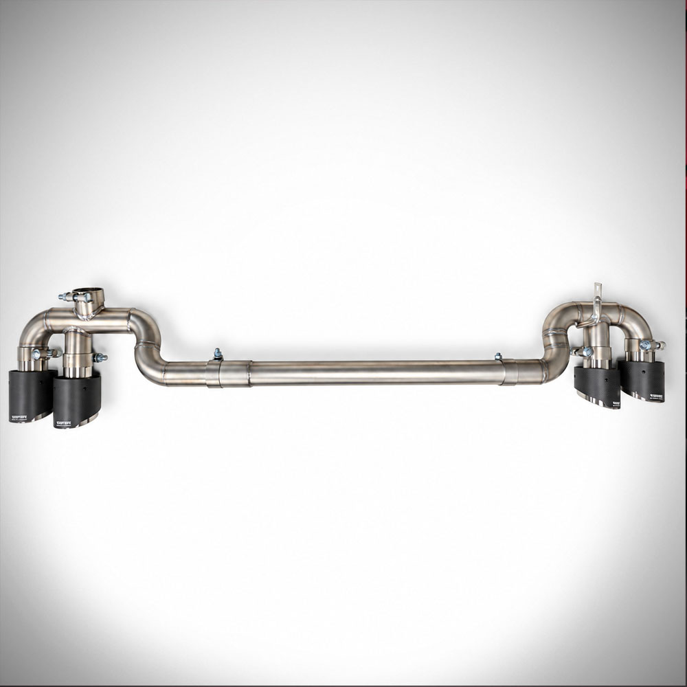 2025-26 Toyota Camry Quad Exhaust System with Carbon Fiber Tips | YOFER