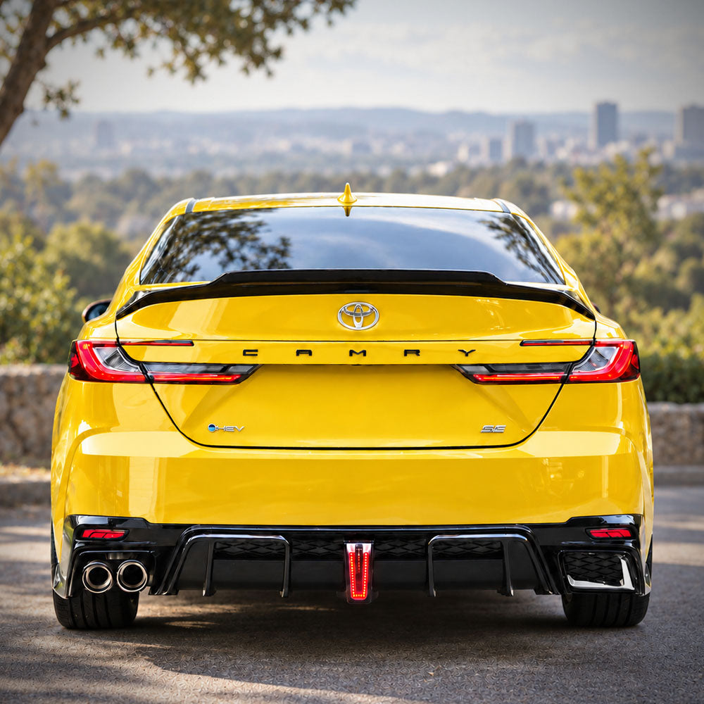 2025-26 Toyota Camry Quad Exhaust System with Carbon Fiber Tips | YOFER