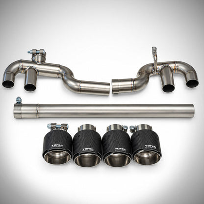 2025-26 Toyota Camry Quad Exhaust System with Carbon Fiber Tips | YOFER