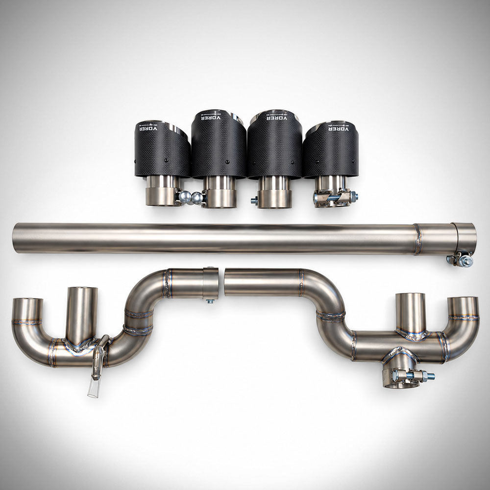 2025-26 Toyota Camry Quad Exhaust System with Carbon Fiber Tips | YOFER