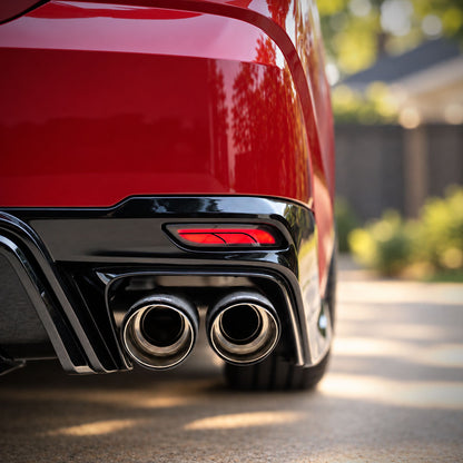 2025-26 Toyota Camry Quad Exhaust System with Carbon Fiber Tips | YOFER