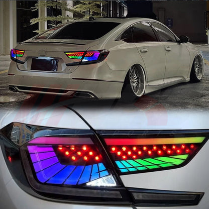 HRS 2018-22 Honda Accord LED Tail Lights - V3 RGB - OPEN BOX