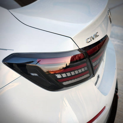 HRS 2022-26 Honda Civic 11th Gen Sedan LED Tail Lights - The Elite Series