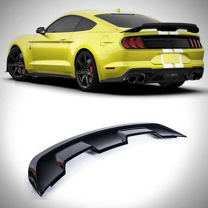 2015-2022 Ford Mustang GT500 Style Trunk Spoiler — Gloss Black