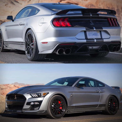 2015-2022 Ford Mustang GT500 Style Trunk Spoiler — Gloss Black