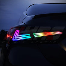 HRS 2018-24 Toyota Camry Nike Style LED Tail Lights - RGB