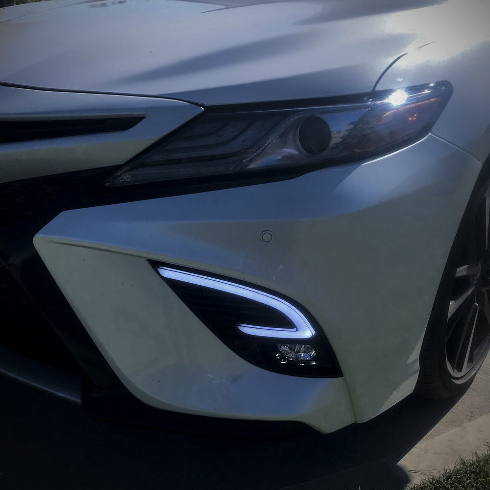 HRS 2018-20 Toyota Camry SE/XSE/TRD DRL + LED Fog Lights V1 (Not LE/XLE)
