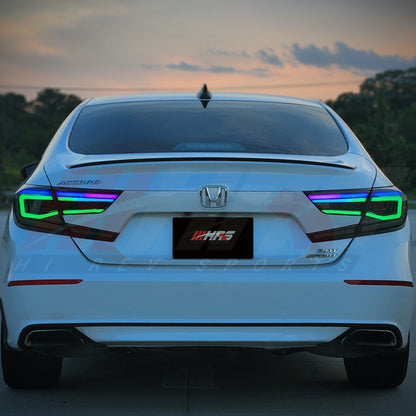 HRS 2018-22 Honda Accord LED Tail Lights - The Elite Series - RGB