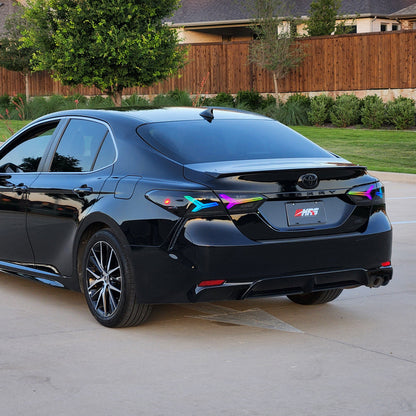 HRS 2018-24 Toyota Camry Aero Style LED Tail Lights - RGB