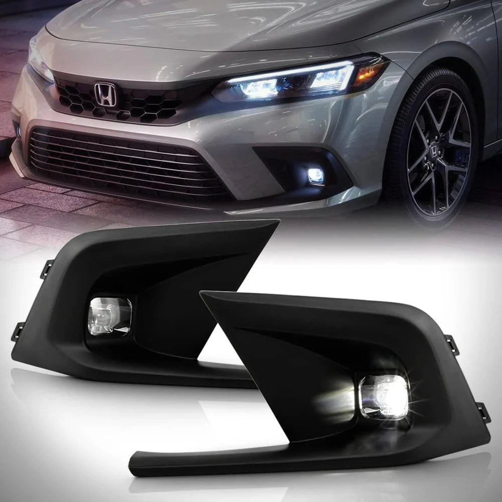 2022-24 Honda Civic 11th Gen Sedan/hatchback Front Lower Grille | Fog Lights | Covers