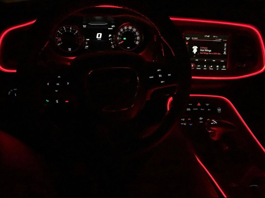 Color-Changing RGB Interior Dash Trim Ambient Lighting Kit