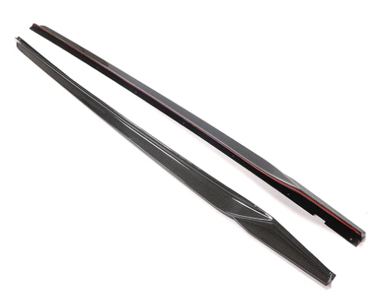 2022-2025 Honda Civic 11th Gen Sedan Side Skirt HPD Style Carbon Fiber