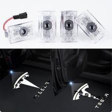 LED Logo Tesla Puddle Lights for Model 3/Y/S/X | TESERY