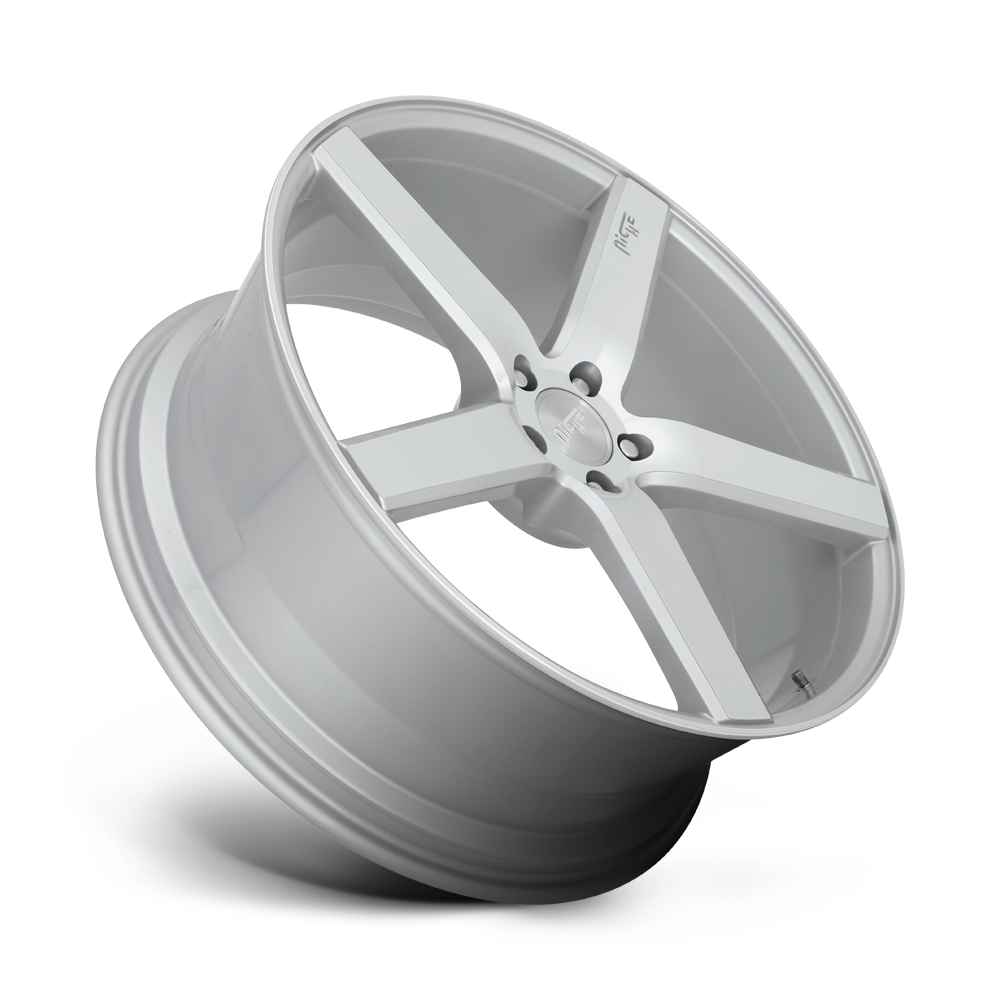 NICHE MILAN - 18x8 + 40 5X114.3 - GLOSS SILVER MACHINED