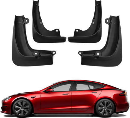 TESERY Mud Flaps Splash Guards for Model S 2014-Present