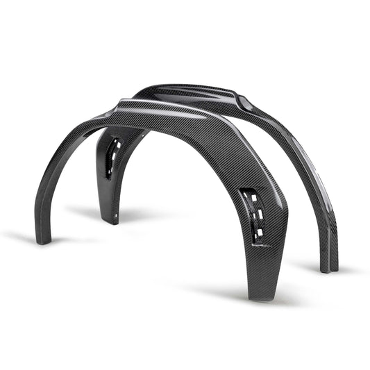 Carbon fiber rear fender trim for 2022-2025 Subaru WRX