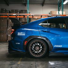 Carbon fiber rear fender trim for 2022-2025 Subaru WRX