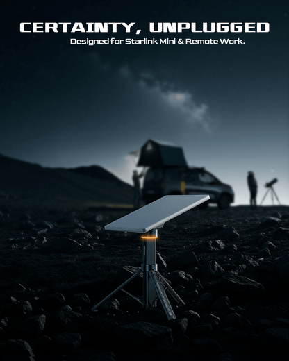 Portable Power Bank & Battery Pack for Starlink Mini | 51300mAh Battery Tripod Stand