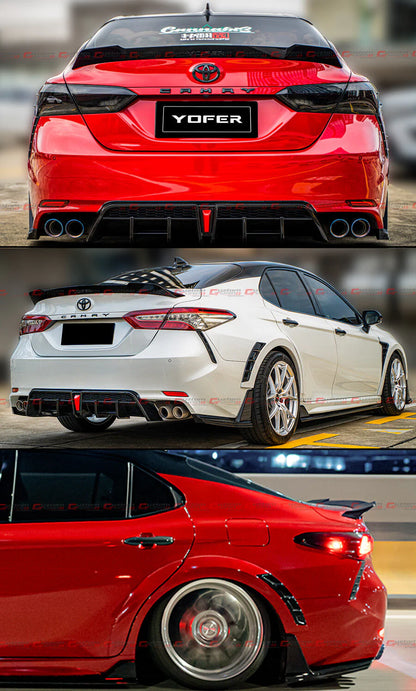 Yofer Design V2 Gloss Black Trunk Spoiler [2018-2024 Toyota Camry]