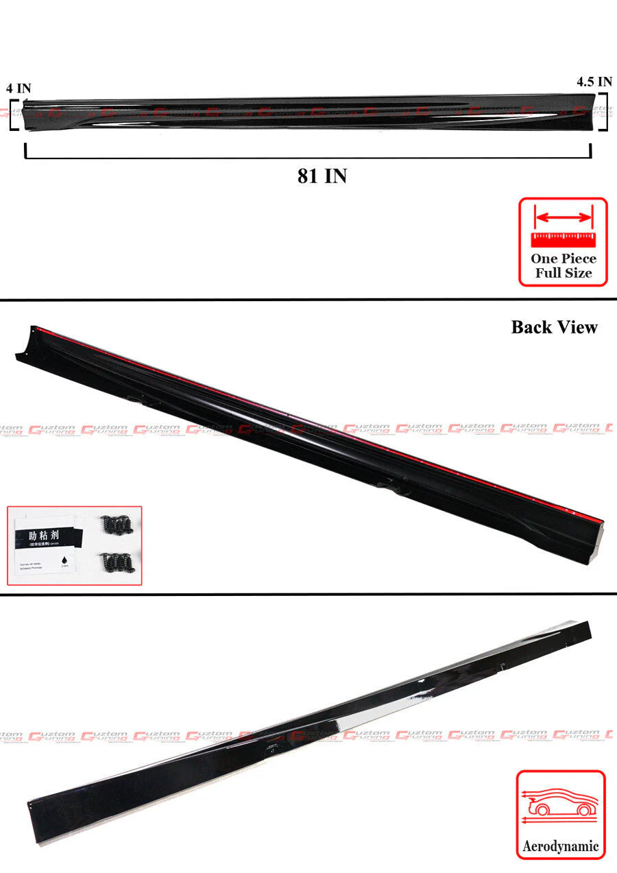 Akasaka Side Skirt Extensions [2023-2026 Honda Accord]