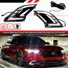 2023-25 ACCORD FRONT BUMPER DUAL COLOR SEQUENTIAL LED DRL FOG LAMP LIGHT KIT