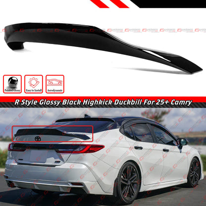 R Style Gloss Black Trunk Spoiler [2025-2026 Toyota Camry]