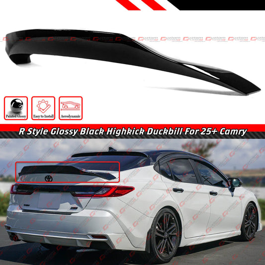 R Style Gloss Black Trunk Spoiler [2025-2026 Toyota Camry]