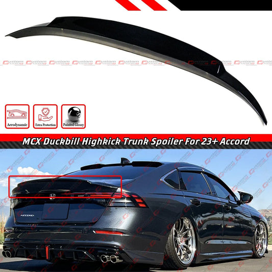 MCX Style Gloss Black Trunk Spoiler [2023-2026 Honda Accord]