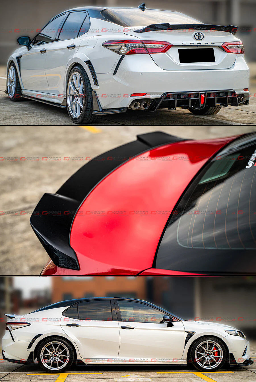 Yofer Design V2 Gloss Black Trunk Spoiler [2018-2024 Toyota Camry]