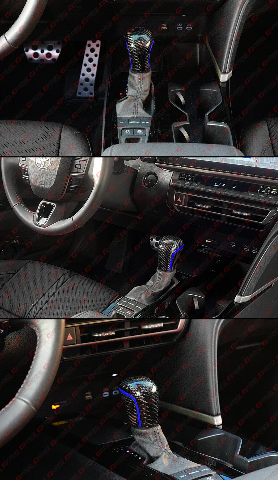 Carbon Fiber Gear Shift Knob Replacement [2025-2026 Toyota Camry]