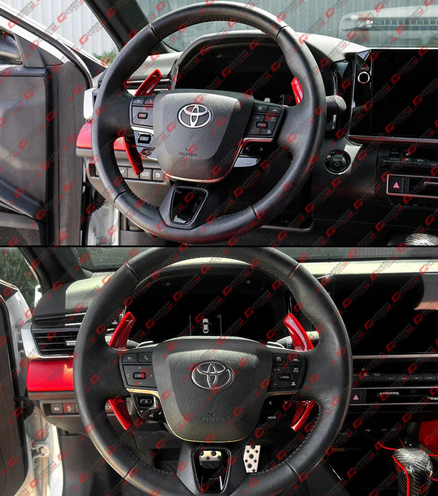Carbon Fiber Steering Wheel Paddle Shifter Extension [2025-2026 Toyota Camry]