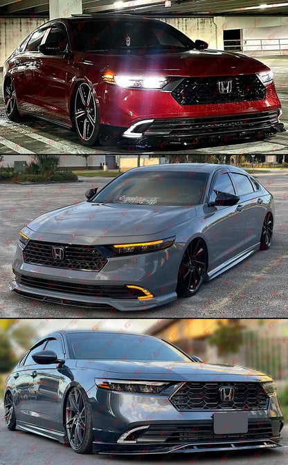 2023-25 ACCORD FRONT BUMPER DUAL COLOR SEQUENTIAL LED DRL FOG LAMP LIGHT KIT