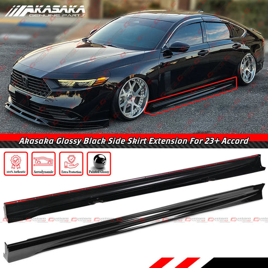 Akasaka Side Skirt Extensions [2023-2026 Honda Accord]