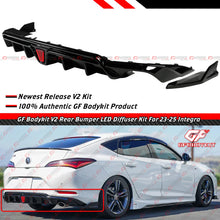 GF Bodykit V2 LED Rear Diffuser W/ Extension [2023-2026 Acura Integra Base A-Spec]