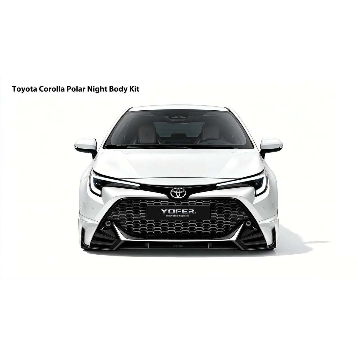 2023-2026 SWA E210 12th Gen Toyota Corolla Hatchback 5 PCS Paint Matched Front lip BY Yofer Design