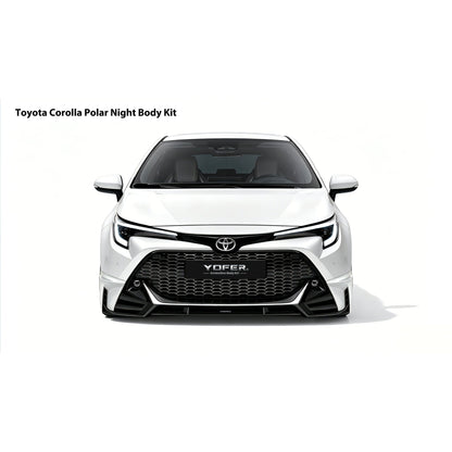 2023-2026 SWA E210 12th Gen Toyota Corolla Hatchback 5 PCS Paint Matched Front lip BY Yofer Design