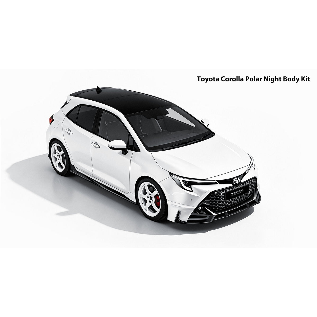 2023-2026 SWA E210 12th Gen Toyota Corolla Hatchback 5 PCS Paint Matched Front lip BY Yofer Design