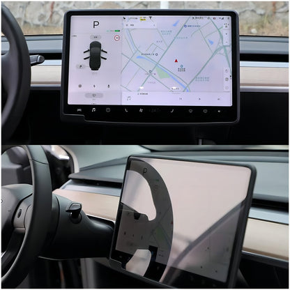 Silicone 15.6" Central Screen Protector Frame for Model 3 / Y