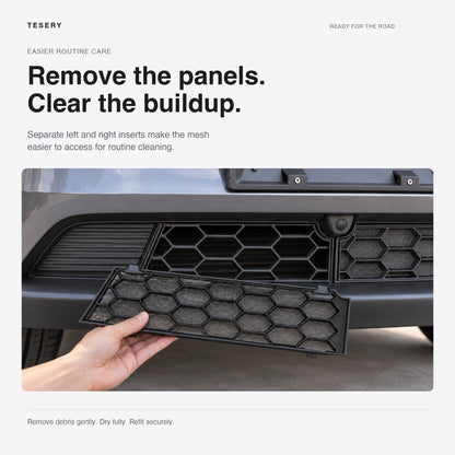 Split Insect Net Front Bumper Grill for Model Y Juniper / Model YL