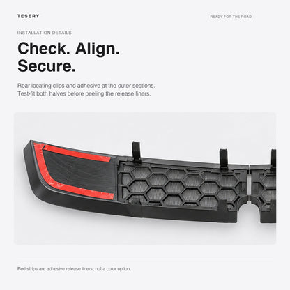 Split Insect Net Front Bumper Grill for Model Y Juniper / Model YL